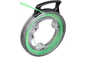 Klein Tools 50550 - Nastro da pesca in fibra di vetro con punta in nylon e connettore in acciaio inox per attacchi per canna da pesca Klein Tools