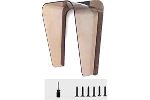 YAODFYL Housse de pluie pour sonnette de porte, housse de pluie pour sonnette vidéo, plastique 13,5 cm x 19,5 cm, protection contre la pluie et le soleil, convient pour caméras, sonnette et interphone