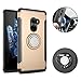 Produktbild Schutzhülle Xiaomi Mi Mix 2 Hülle, SpiritSun TPU HandyHülle Cover Ring Holder Standplatz Auto Finger Halter 360°Rotation Tasche mit Magnetic Car Mount Case Für Xiaomi Mi Mix 2 (5.99")-Gold von der Erde Hao