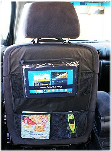 Multi - Pocket Car Back Seat Organizer Tablet PC IPad Cover Protector Travel Storage (Model 2) [007]