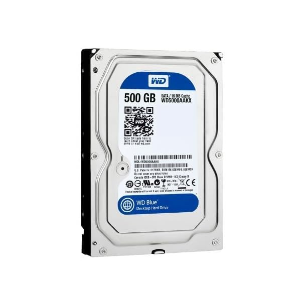 WD Blue - Disco Duro para Ordenadores de sobremesa de 500 GB (7200 RPM, SATA a 6 GB/s, 16 MB de caché, 3,5") - Image 3