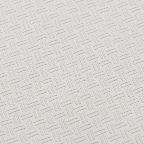 Benoku Badewannenmatte mit Saugnäpfen | aus Naturkautschuk | extra lang & rutschfest | Creme-weiß | 36 x 97cm | Badewanneneinlage und Duschmatte - 8