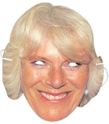 Lot De 7 Masques Famille Royale Britannique - Elizabeth II, William, Harry, Kate Et Plus