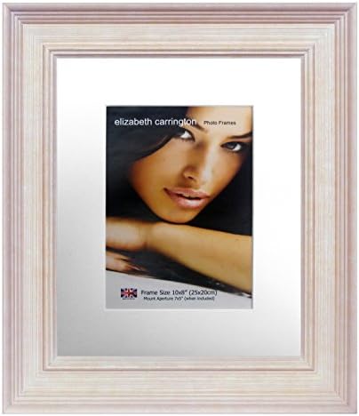 Elizabeth Carrington Premium High Quality, Maple Pearl, Photo/Picture Frame, Venice Maple Pearl, 10x8 Inch with 7x5 Inch Removable White Mount, British Made, 100% Timber and PFEC Sourced