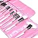 32 Piece Cosmetic Make Up Brush Set Foundation Eye Shadow Eye Browns Lips Angle Eyebrow Blusher Brushes Beautician - Pink