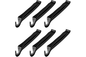 AAED 6 Pièces Plastique Démonte Pneu de Vélo,Demonte Pneu Velo,Demonte pneus Velo Leviers de Pneus de Vélo Réparation de Pneu-Noir
