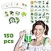 Produktbild BEYUMI 150 Packs St Patrick es Day Temporary Tattoo Sticker Bird Happy St Patrick ' s Day Colorful Waterproof Flash Tattoos