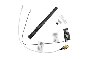 HSSDTECH 2.5G Antenne WiFi intégrée Remplacement pour Dell OptiPlex 3020 3040 3050 3060 3070 5050 7040 7050 7060 7070 7260 9020 MFF D09U001 FWR8V P9YC5 YC3XX 0WF4V9 0F3XFM Antenne 2.5G