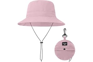 BBXWANG Packable Bucket Hats Women Adjustable Summer Lightweight Hat Foldable Beach Fishing Cap