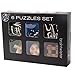 Produktbild MAJOZ IQ Gehirn Teaser Set 6Pcs Metal Puzzle + Holz Kong Ming Lock für Kinder Erwachsene
