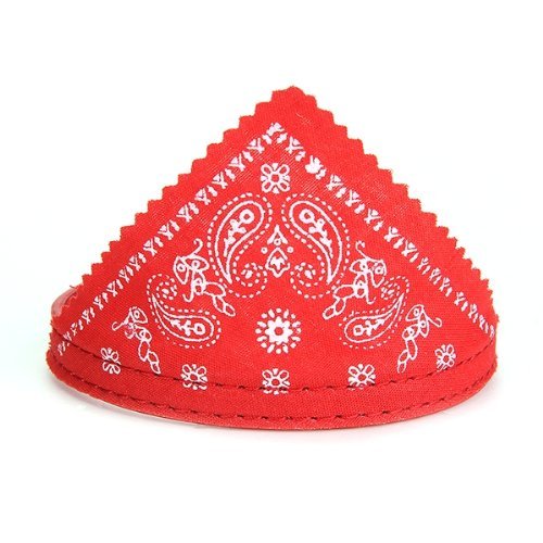 Bandana-SODIALRCollar-PU-Leather-Cotton-Bandana-Red-For-Dog