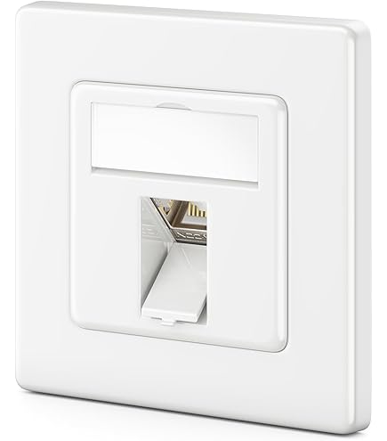 Moduli Keystone CAT 6A Schermati Kwmobile | Per Rete 10Gbit/s | Con Presa A Muro - Foto 9