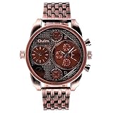 Challeng Herrenuhren Waterproof Outdoor Sports Watch Luxus Militär Quarz 2 Zeit Männer Edelstahl Armbanduhr Studenten Geschenk