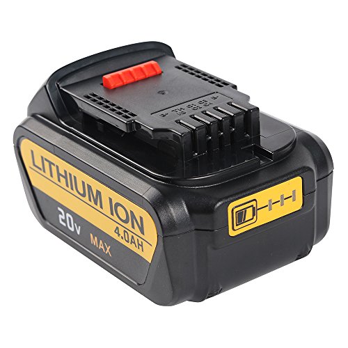 DeroTeno 4.0Ah 18V 20V Max Premium XR Lithium-Ion Werkzeug Akku für Dewalt DCD / DCF / DCG Serien - 5