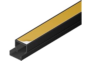 ‎EDO EDO Samoprzylepny Kanał Kablowy PVC 15x10 mm Ciemny Antracyt 2 m - Listwa Maskująca z Pokrywą Zatrzaskową - Korytko Kablowe Natynkowe - Osłona Przewodów na Ścianę do Domu, Biura, TV, RTV, Komputera