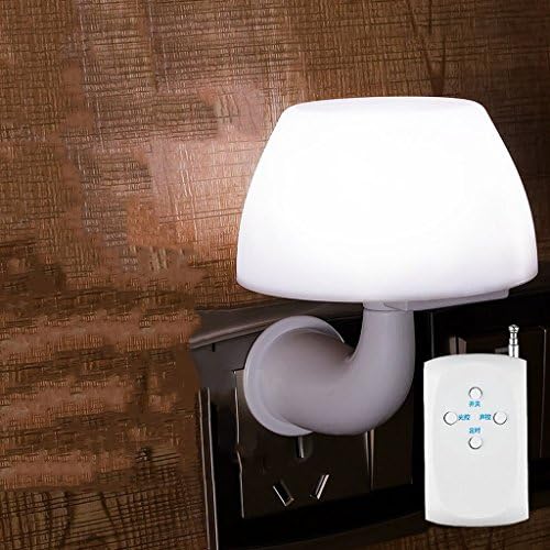 Remote Control Almighty Version Of The Night Light Plug-in Switch Led Light Control Creative Energy-saving Bedroom Bedside Lamp Baby Feeding Wall Lamp Sleep ( Color : White )