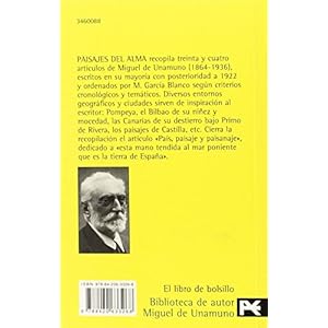 Paisajes del alma (El Libro De Bolsillo - Bibliotecas De Autor - Biblioteca Unamuno)