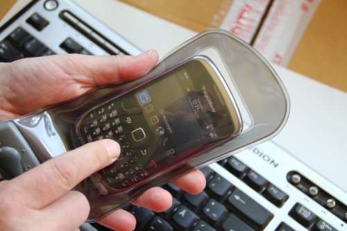 Aquapac 108 Custodia a tenuta stagna per apparecchi elettronici, trasparente/grigia, formato mini