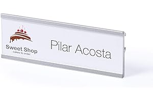 FUN FAN LINE - Set di 20 identificatori magnetici personalizzabili (3 in 1-25x70mm)