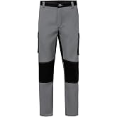 VELILLA 103020B; Bicolor Multi-pocket Trousers, Grey and Black; Size 40