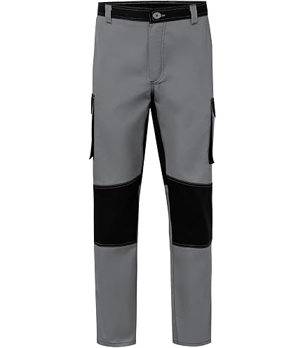 Velilla Pantaloni Lavoro Elasticizzati Multitasca – Slim Fit – Colore Grigio – Taglia 46