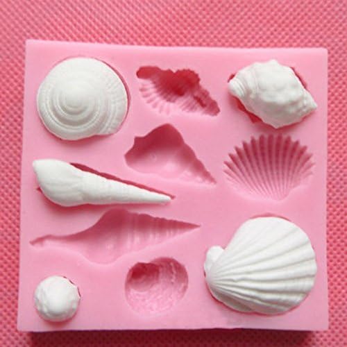 ZHJZ Seashell Cake Mold Chocolate Mould Baking Mold (Random Color)