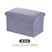 Produktbild Fuß Storage, Hocker, multifunktionale Sofa, Faltschachtel, Stoff Storage, Storage und Storage Hocker, grau
