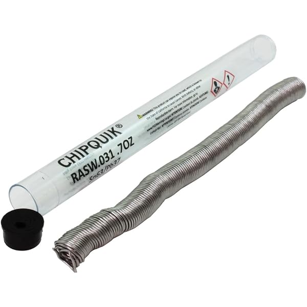 Chip Quik Solder Wire Mini Pocket Pack - 62/36/2 Tin/Lead/Silver, .020" Diameter, .3oz - QTY 2 - View #6