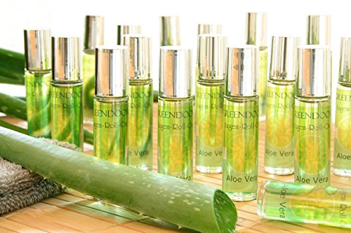 Greendoor Augen-Roll-On Aloe Vera 10ml, vegane Augenpflege aus der Naturkosmetik Manufaktur, Augenpflegeöl gegen Augenfältchen / Augenserum - 2