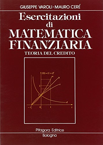 Esercitazioni di matematica finanziaria. Teoria del credito