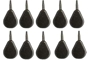 BZS Carp Fishing Weights Inline Weights Flat Pear Smooth Available in 1oz 1.5oz 2oz 2.5oz 3oz 4oz 5oz 6oz (1.50)