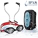 Produktbild 8GB IPX8 Wasserdichter Clip MP3 Player mit wasserdichten Stereo Kopfhörern und Schwimmbrille für Schwimmen, Tauchen, Laufen und andere Wassersport, von AGPTEK S33, Schwarz