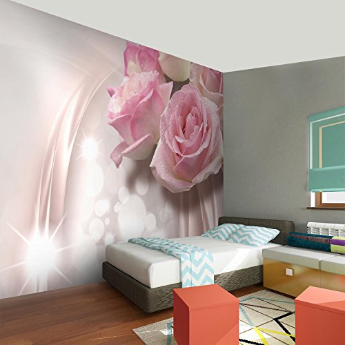 Fototapete Rosen 396 x 280 cm – Vliestapete – Wandtapete – Vlies Phototapete – Wand – Wandbilder XXL – !!! 100% MADE IN GERMANY !!! Runa Tapete 9129012b - 5