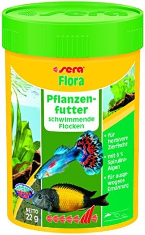 Sera Flora Floating Food Veggie Flakes, 100 ml