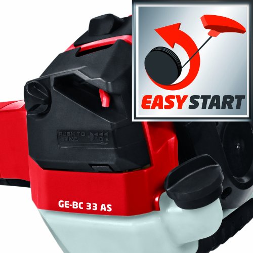 Einhell Benzin Sense GE-BC 33 AS (1 kW, 46/25,5 cm Schnittbreite Doppelfaden/Messer, 3-Zahn-Messer, Tippautomatik, Quick Start, Anti-Vibration) - 3