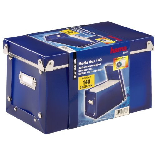 Hama Media Box 140 für bis zu 140 CDs blau - 2