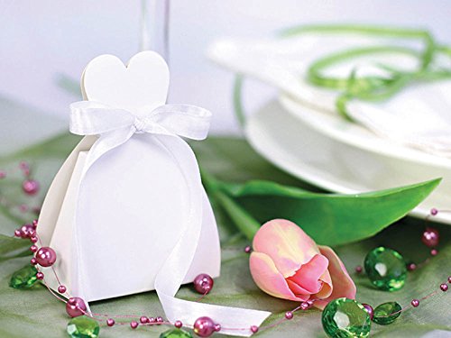 Geschenkbox Brautpaar Gastgeschenk Hochzeit Braut und Bräutigam 100 Stück - 2