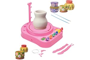 WMLBK Electric Pottery Wheel Kit Pottery Machine Art Set, Handicraft Ceramic Machine DIY Clay Arts Tool Educational Toys