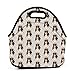 Produktbild Sheltie On Check Lunch Bag Insulated Thermal Lunch Tote Outdoor Travel Picnic Carry Case Lunchbox Handbags with Zipper