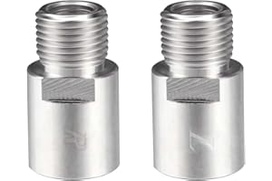 SSRDFU Estensione del Pedale della Bicicletta Prolunga Blocco Pedale Bicicletta in Acciaio al Cromo Molibdeno Bulloni Pedali 20mm con contrassegni L e R per Mountain Bike E Bici da Strada(1 Paio)