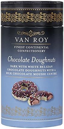 Chocolate Doughnuts - Belgian Dark Chocolates by Van Roy in Luxury Gift Box 160g