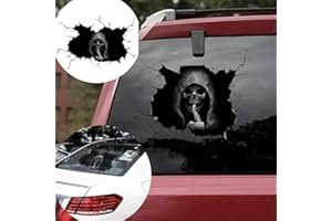 DINGLONG HOME Autocollants de 3D Halloween Automobile Arrière Sticker de vitre arrière Film Vinyle de Voiture d'horreur voiture drôles en pour voiture effrayant les films d'horreur d'Halloween Faucheuse (30X40 cm)