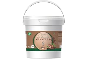 SEMAR® | crème à tartiner noisette - MADE IN ITALY - 1KG idéale pour un usage privé et commercial - Sans Gluten (Noisette)