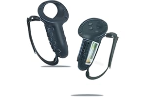 Eyglo Poignées de contrôleur pour Quest 3S/Quest 3,Housse de Manette Anti-Dérapant,Couvercle de Contrôleur en Silicone,Protection pour Quest 3S/Quest 3,avec Dragonne Réglable,Accessoires Quest 3/3S