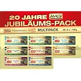 MAC'S Nassfutter MULTIPACK -FEINSCHMECKER- für Katzen 90% Fleischanteil 8x 100g