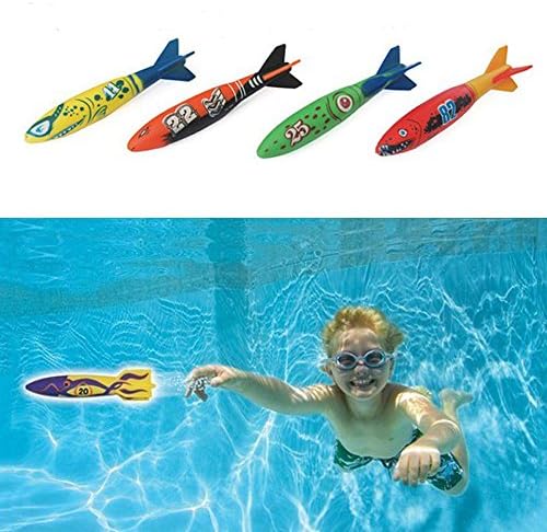 JAYSLE Fun Swimming Diving Sinking Pool Toys Safe Children's Water Toy Dive Sticks
