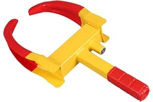 Mesybveo Radkralle Reifenkralle Wegfahrsperre, Parkkralle Diebstahlsicherung Radschloss mit 2 Schlüsseln, Universal Radschloss mit 9 Loch Verstellung und Sicherheitsschloss, für Auto, Motorrad