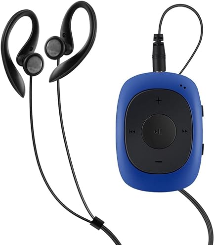 Waterdichte MP3-speler, IPX8 Waterdichte Oplaadbare USB2.0 voor Zwemmen, Fietsen, Skiën, Wandelen, Muziekspeler met Waterdichte Oortelefoon (WHITE