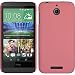 Produktbild PhoneNatic Case für HTC Desire 510 Hülle rosa gummiert Hard-case + 2 Schutzfolien