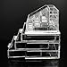 New Cosmetic Jewellery Rack Makeup Organizer Box Case Clear 3 Storage Drawers (3 layers 24.2x19.3x15cm)